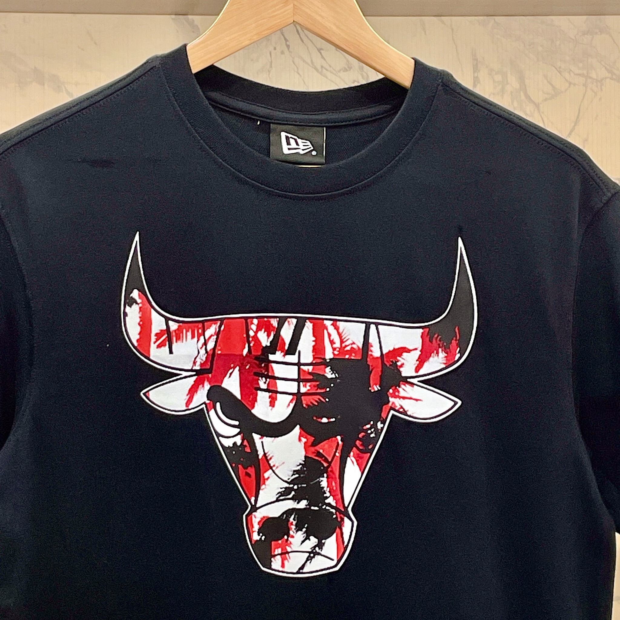 2413 - HÀNG CHÍNH HÃNG - ÁO NEW ERA - Infill Chicago Bull - Đen - CODE : 60502658