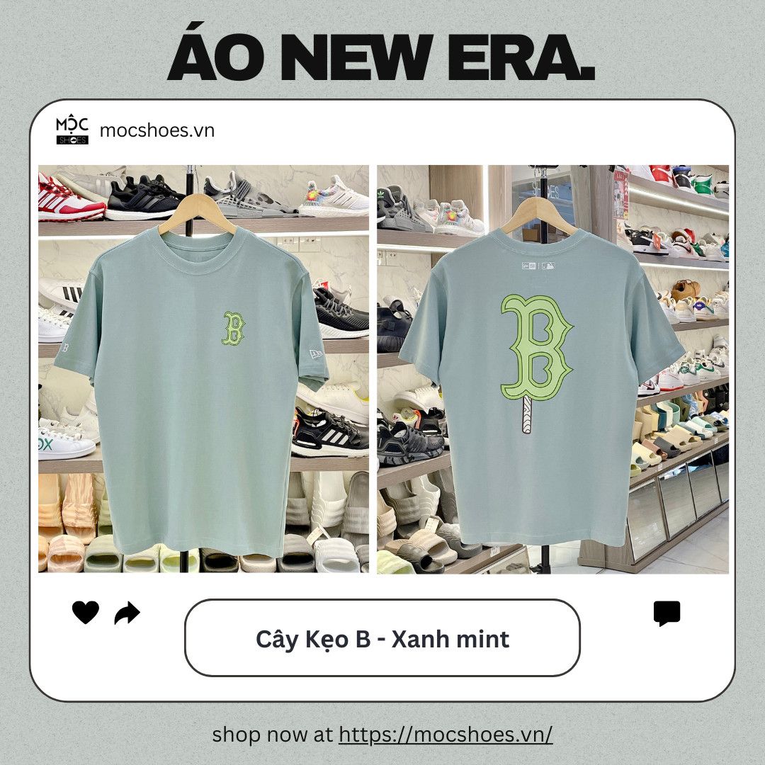 2410 - HÀNG CHÍNH HÃNG - ÁO NEW ERA - CÂY KẸO B - XANH MINT - CODE : 14341310