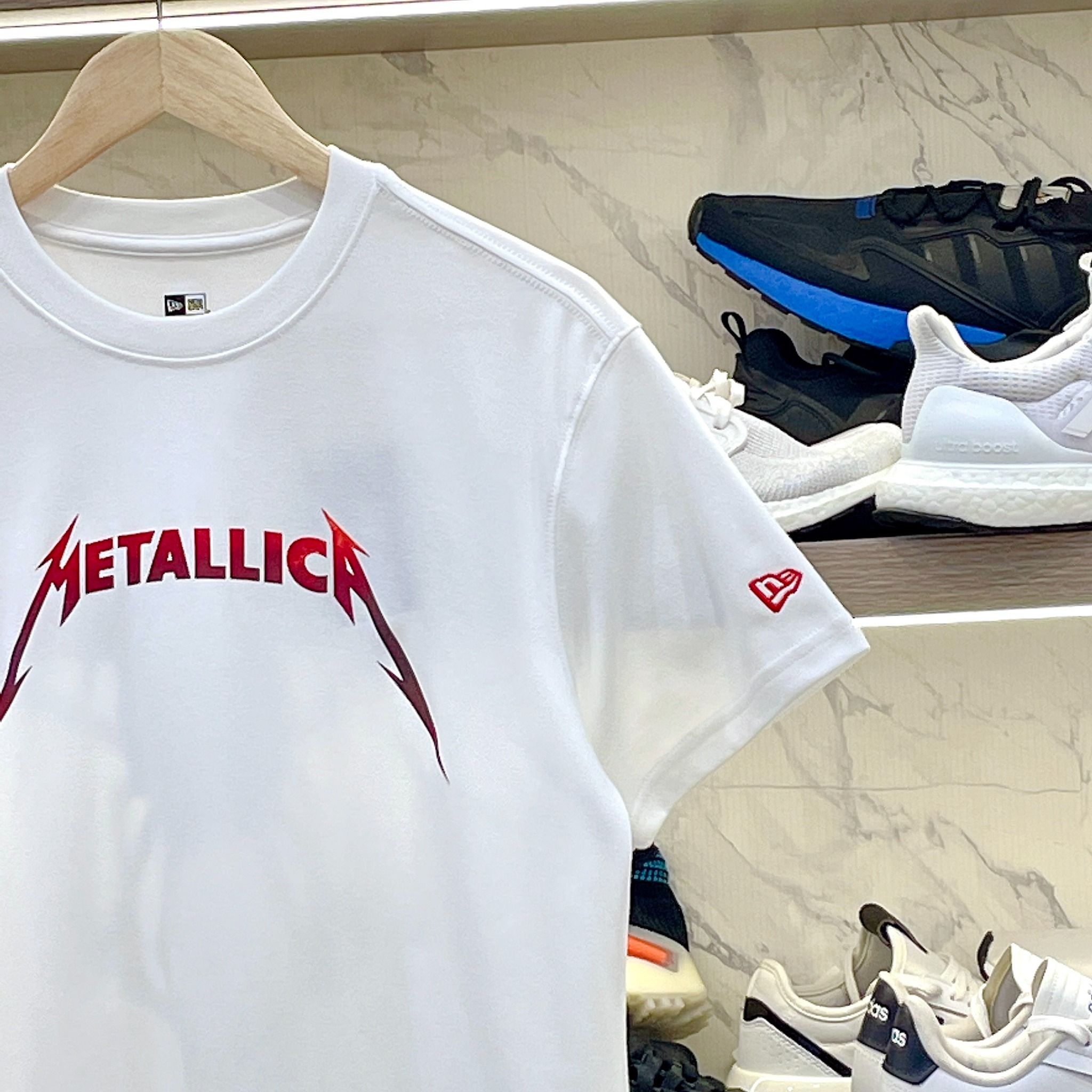 2425 - HÀNG CHÍNH HÃNG - ÁO NEW ERA - Metallica Nhện Chúa - Trắng - CODE : 14375517