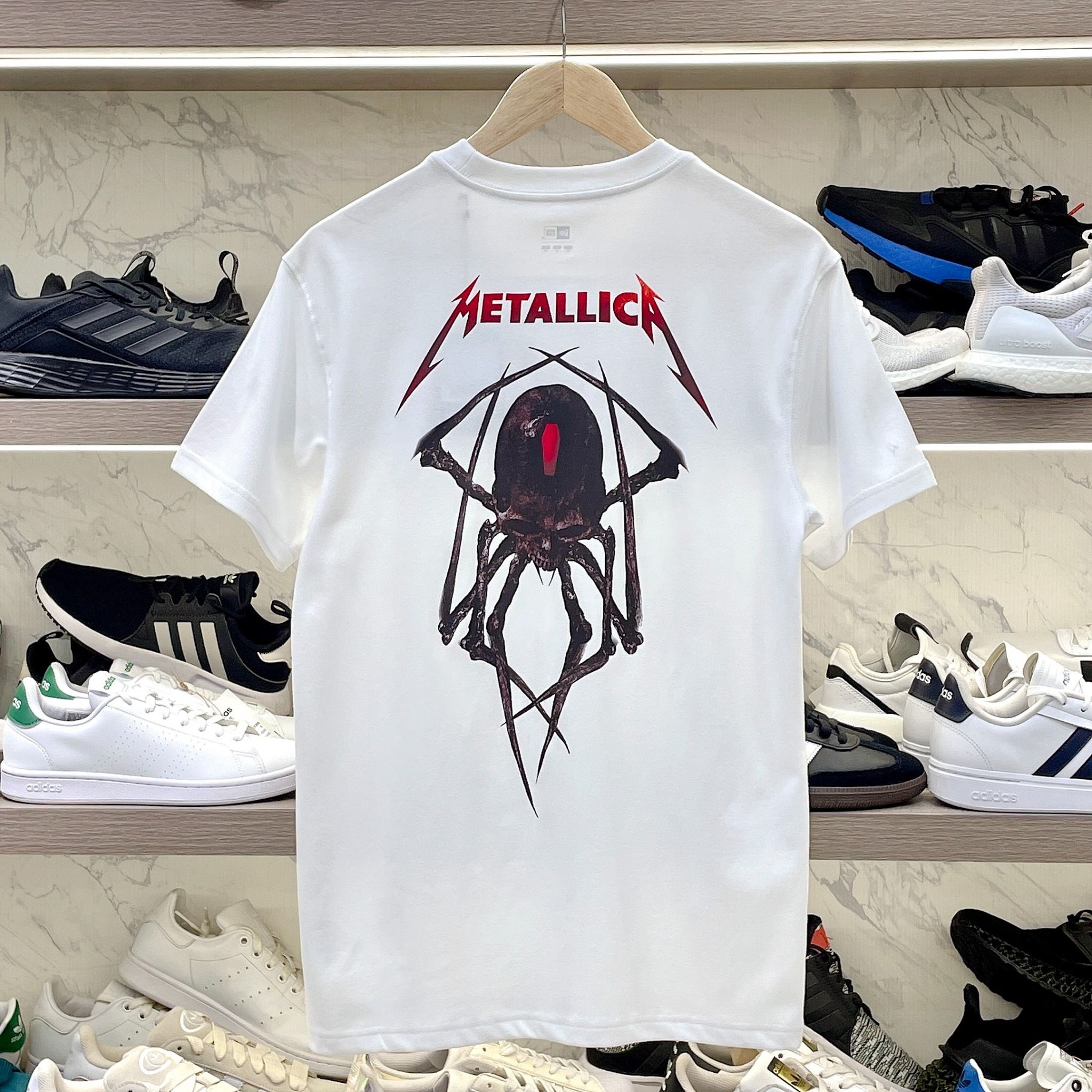 2425 - HÀNG CHÍNH HÃNG - ÁO NEW ERA - Metallica Nhện Chúa - Trắng - CODE : 14375517