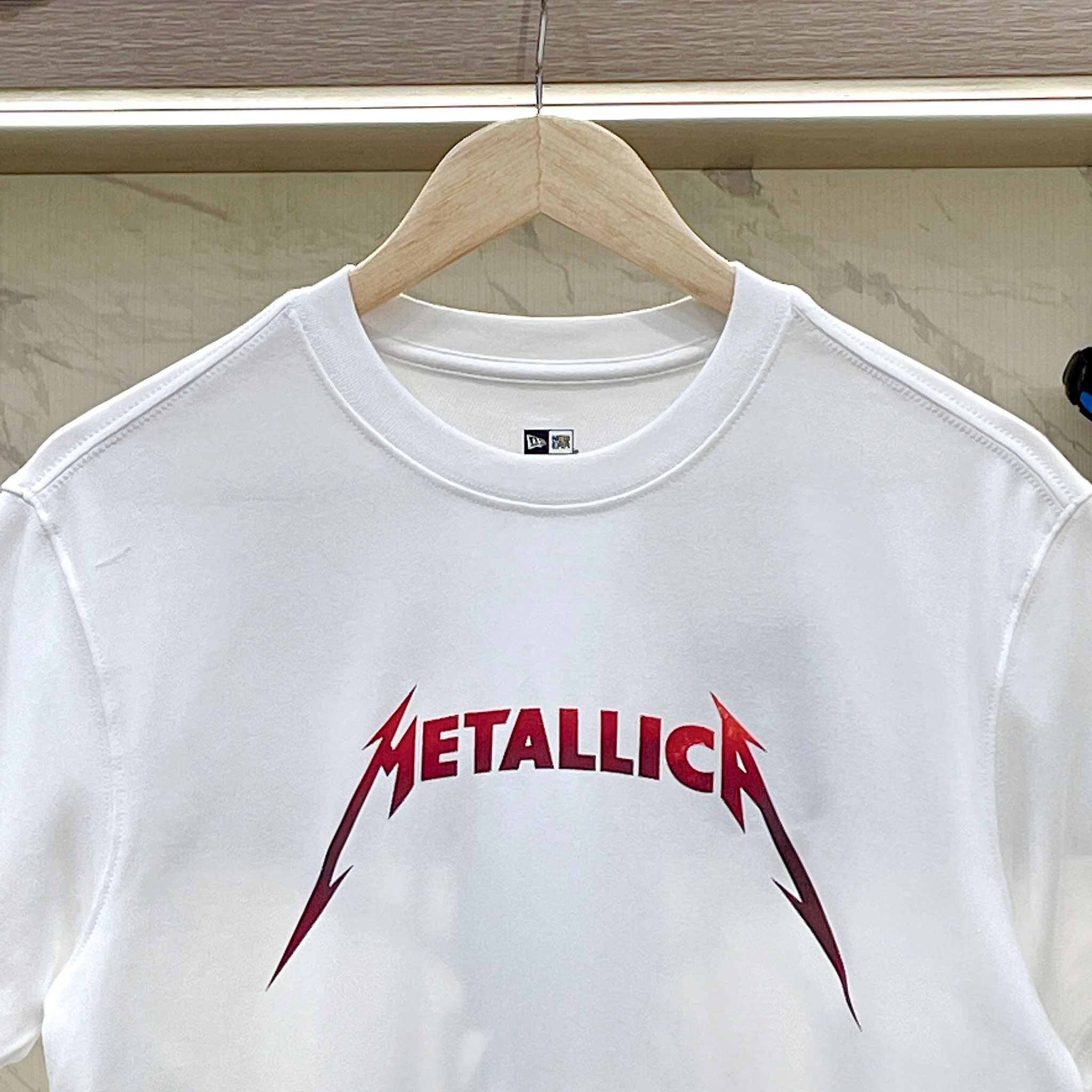 2425 - HÀNG CHÍNH HÃNG - ÁO NEW ERA - Metallica Nhện Chúa - Trắng - CODE : 14375517