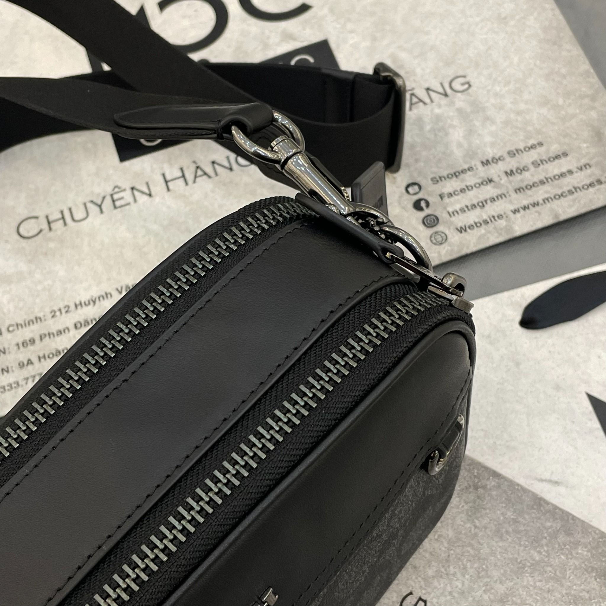 0757 - HÀNG CHÍNH HÃNG - TÚI ĐEO CHÉO COACH - BEST SELLER ĐEN - CODE C4149