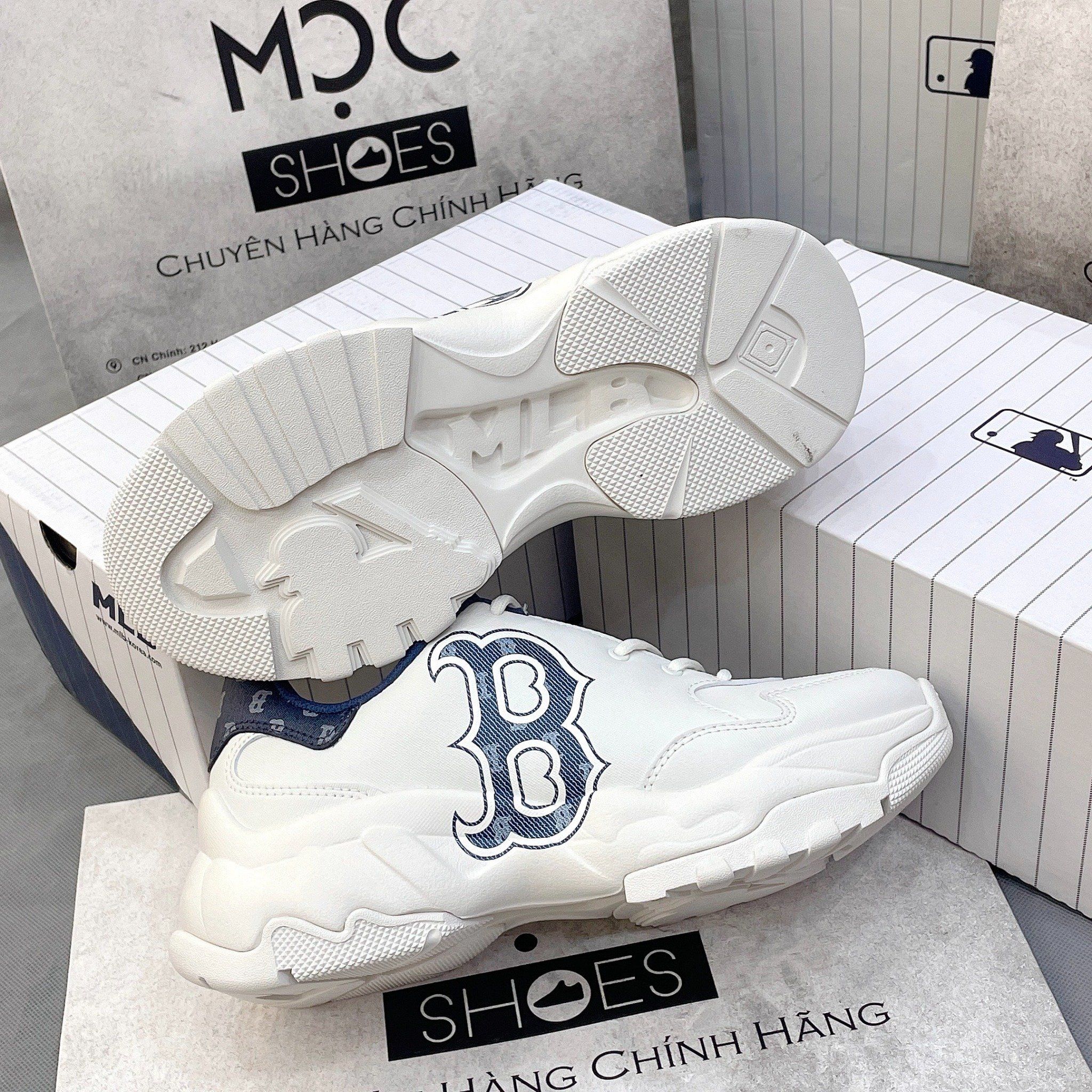 2416 - HÀNG CHÍNH HÃNG - GIÀY MLB CHUNKY BIGBALL B DENIM - FULLBOX