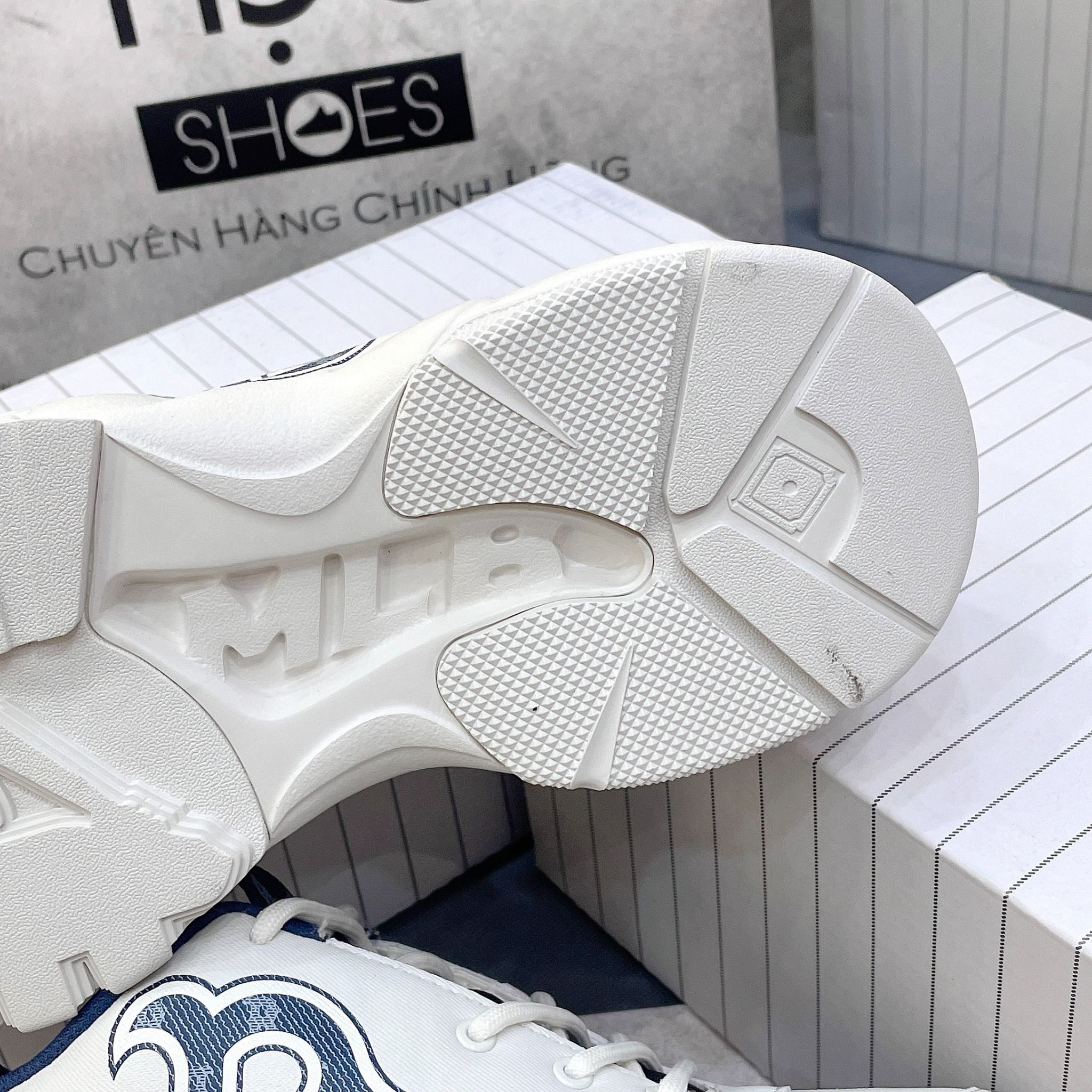 2416 - HÀNG CHÍNH HÃNG - GIÀY MLB CHUNKY BIGBALL B DENIM - FULLBOX