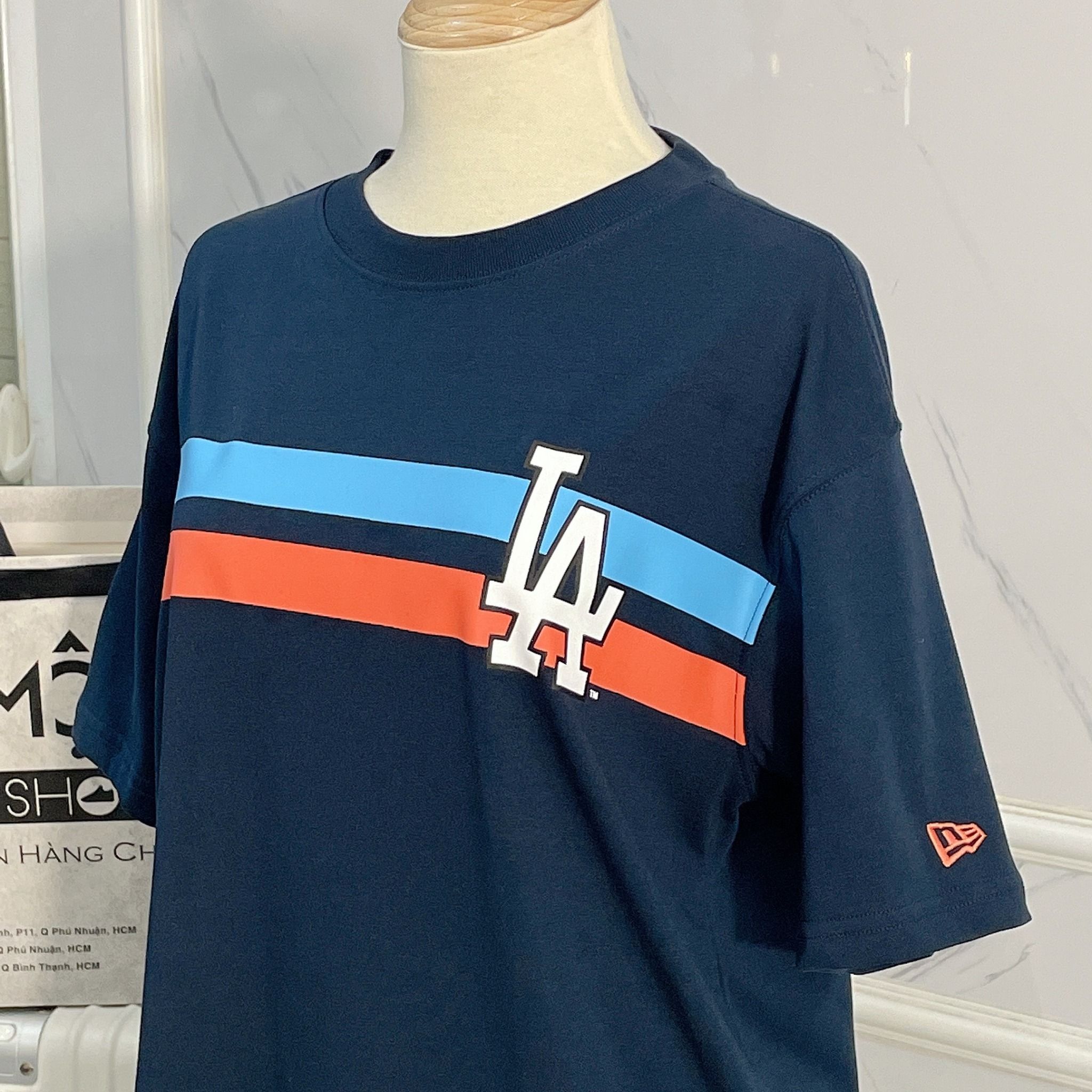 2427 - HÀNG CHÍNH HÃNG - ÁO THUN NEW ERA - ALL STAR LA - NAVY - CODE: 14380972