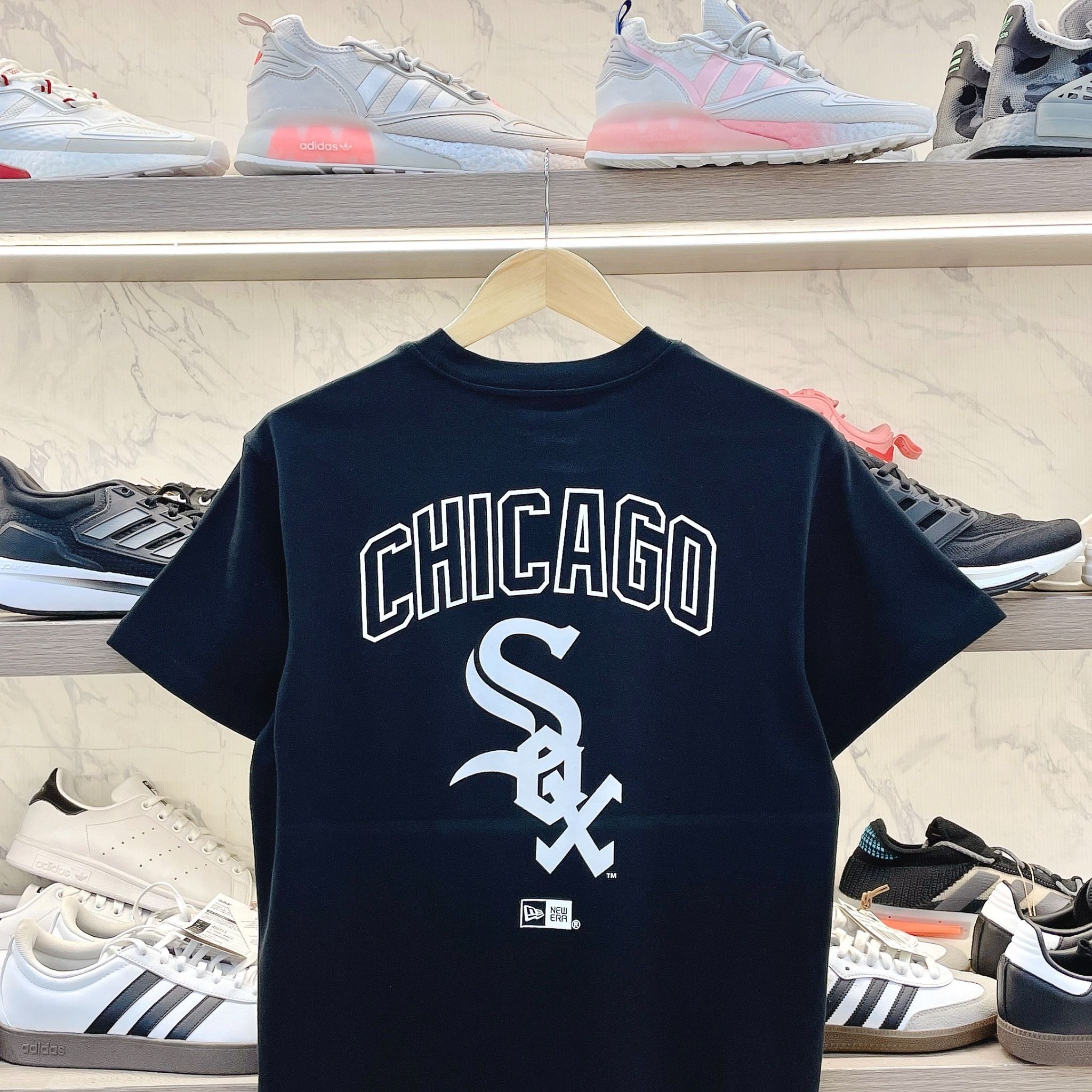 2441 - HÀNG CHÍNH HÃNG - ÁO THUN NEW ERA - CHICAGO MURASKI - ĐEN