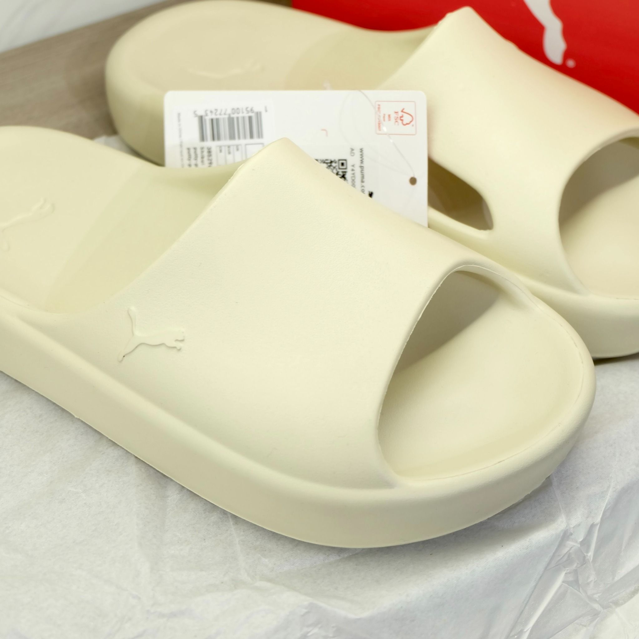 2465 - HÀNG CHÍNH HÃNG - DÉP PUMA - SHIBUI CAT - BE - CODE: 385296 03