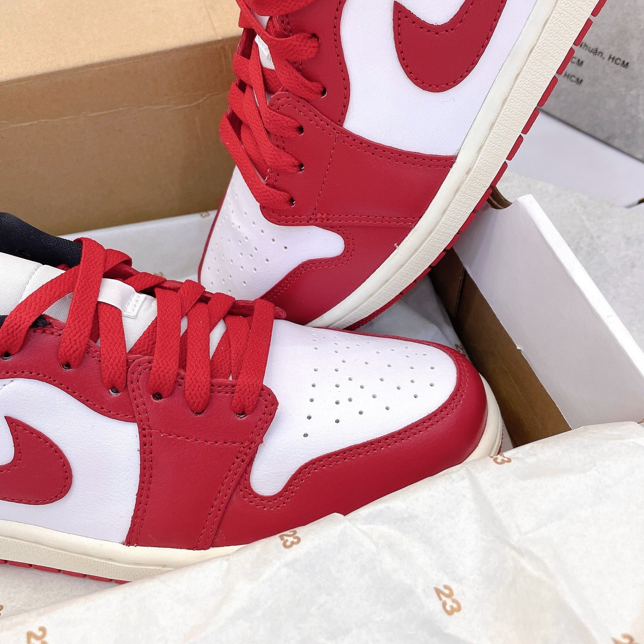 2468 - HÀNG CHÍNH HÃNG - GIÀY NIKE AIR JORDAN 1 LOW - BLACK TOE V1 - CODE: DC0774 160