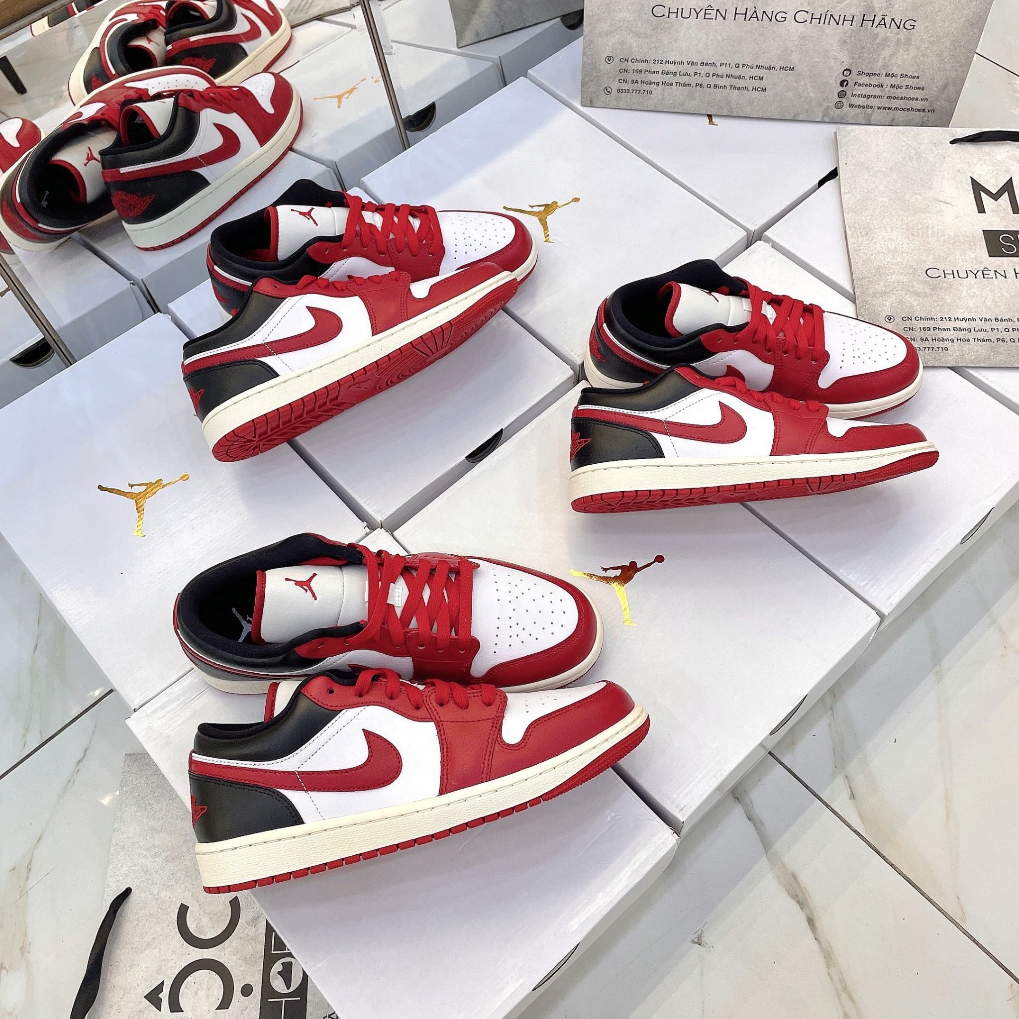 2468 - HÀNG CHÍNH HÃNG - GIÀY NIKE AIR JORDAN 1 LOW - BLACK TOE V1 - CODE: DC0774 160