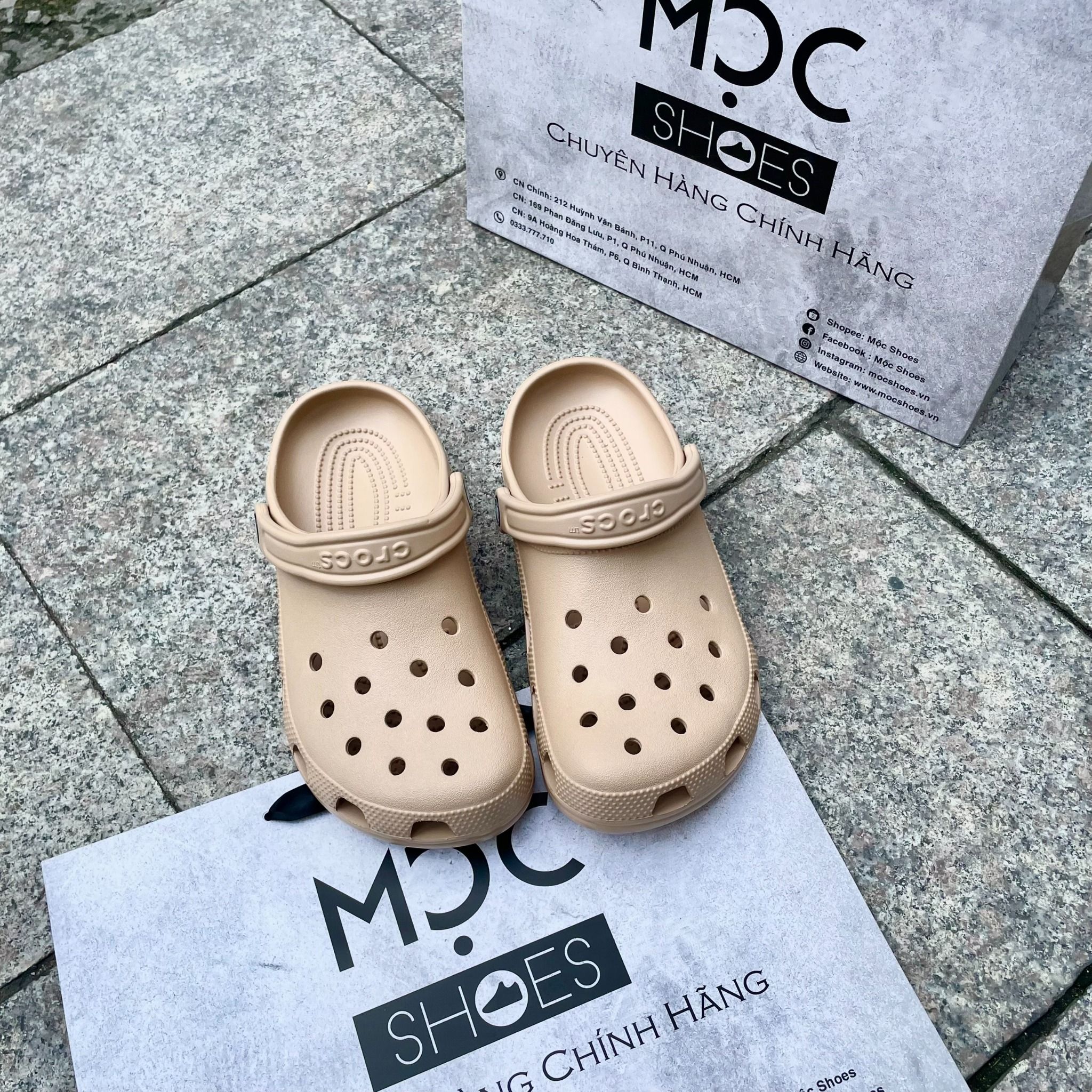 2476 - HÀNG CHÍNH HÃNG - GIÀY CLOG UNISEX CROCS BAYA - MÀU NÂU