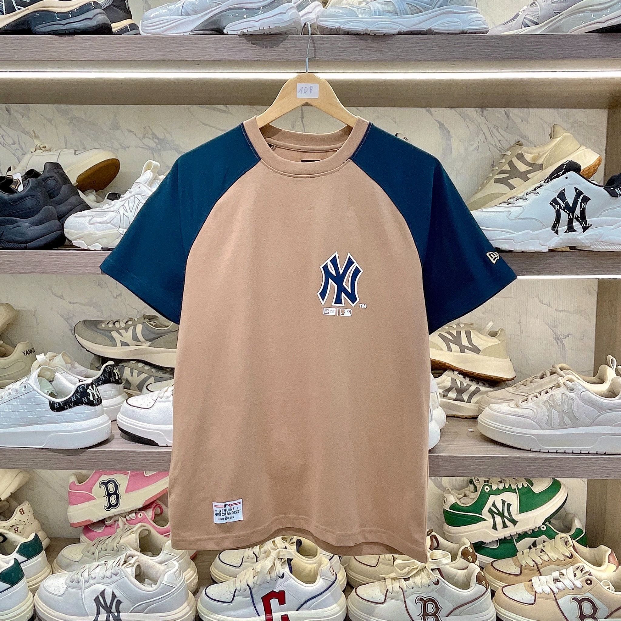 2483 - HÀNG CHÍNH HÃNG - ÁO THUN NEW ERA - NEW ERA X MLB - NÂU TAY NAVY - CODE: 14385044