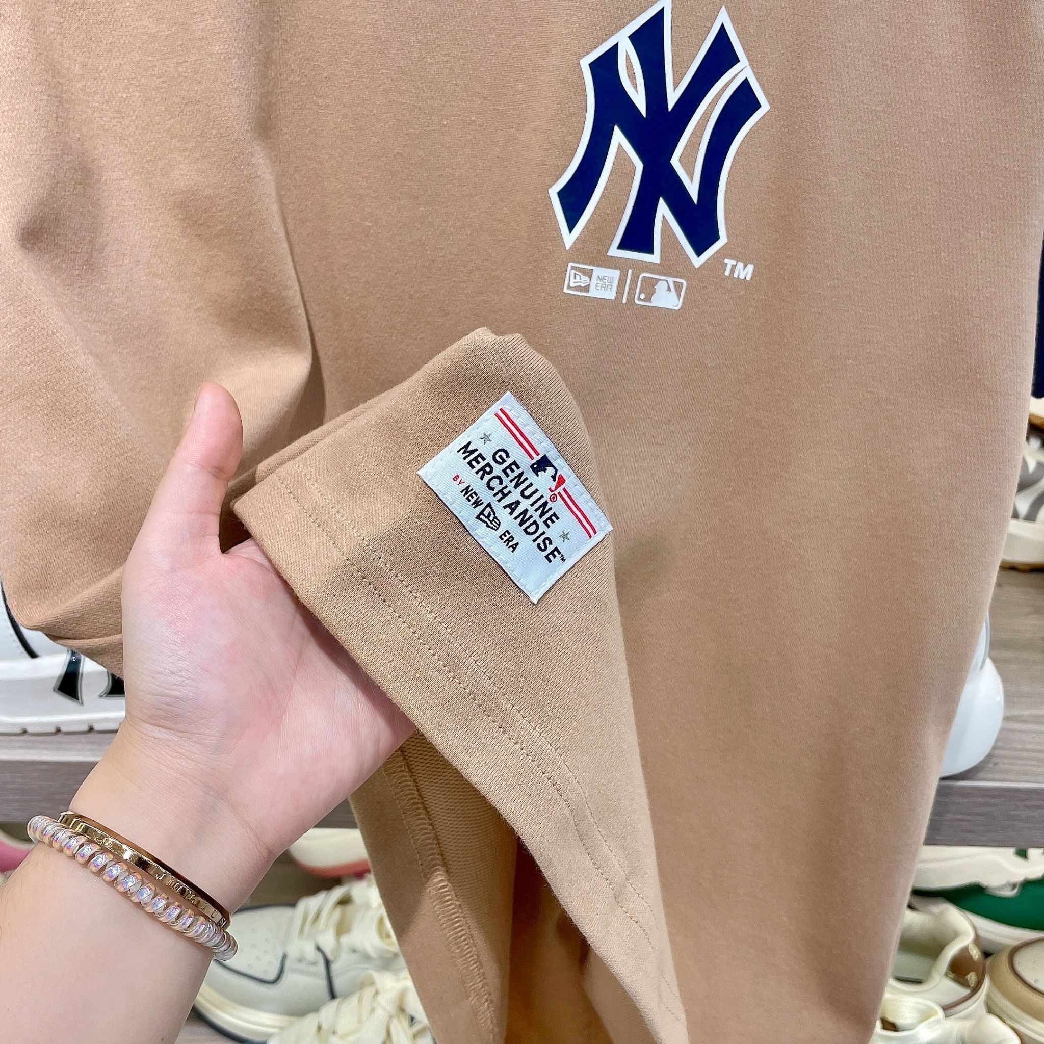 2483 - HÀNG CHÍNH HÃNG - ÁO THUN NEW ERA - NEW ERA X MLB - NÂU TAY NAVY - CODE: 14385044