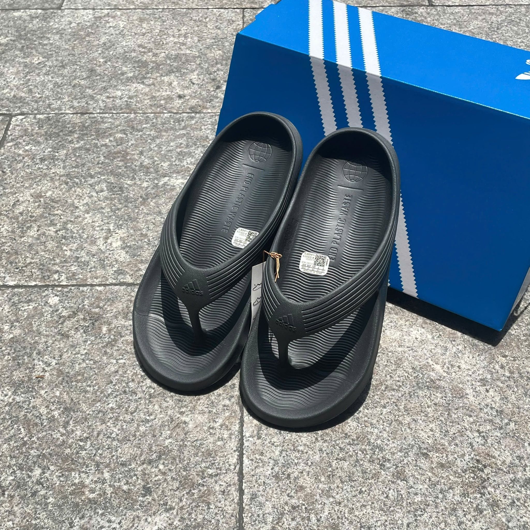 2488 - HÀNG CHÍNH HÃNG - Dép Adidas - Xỏ Ngón Adicane - Đen - Code: HQ9921