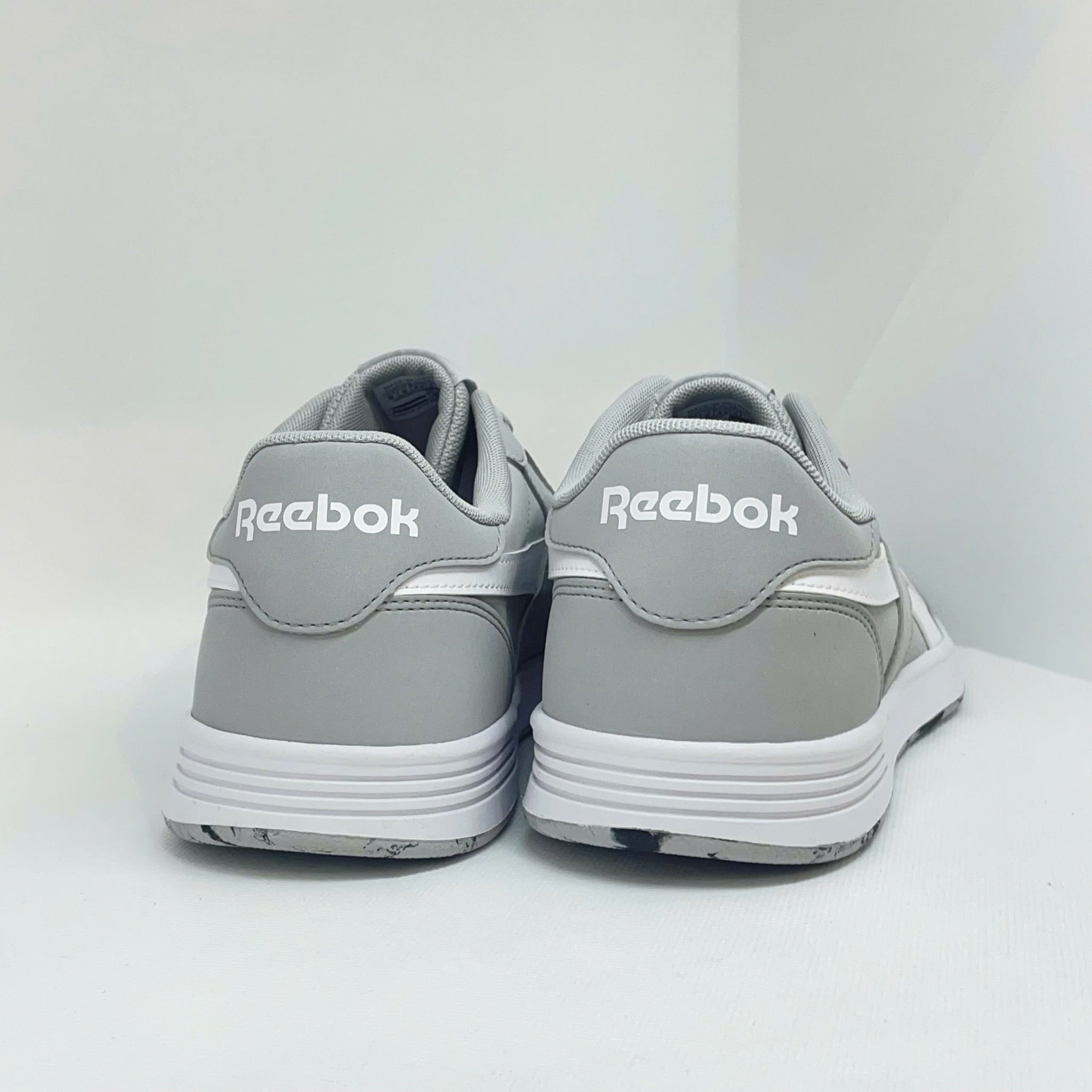 2532 - HÀNG CHÍNH HÃNG - GIÀY REEBOK - ĐẾ BẰNG - XÁM SWOOSH TRẮNG (6347)