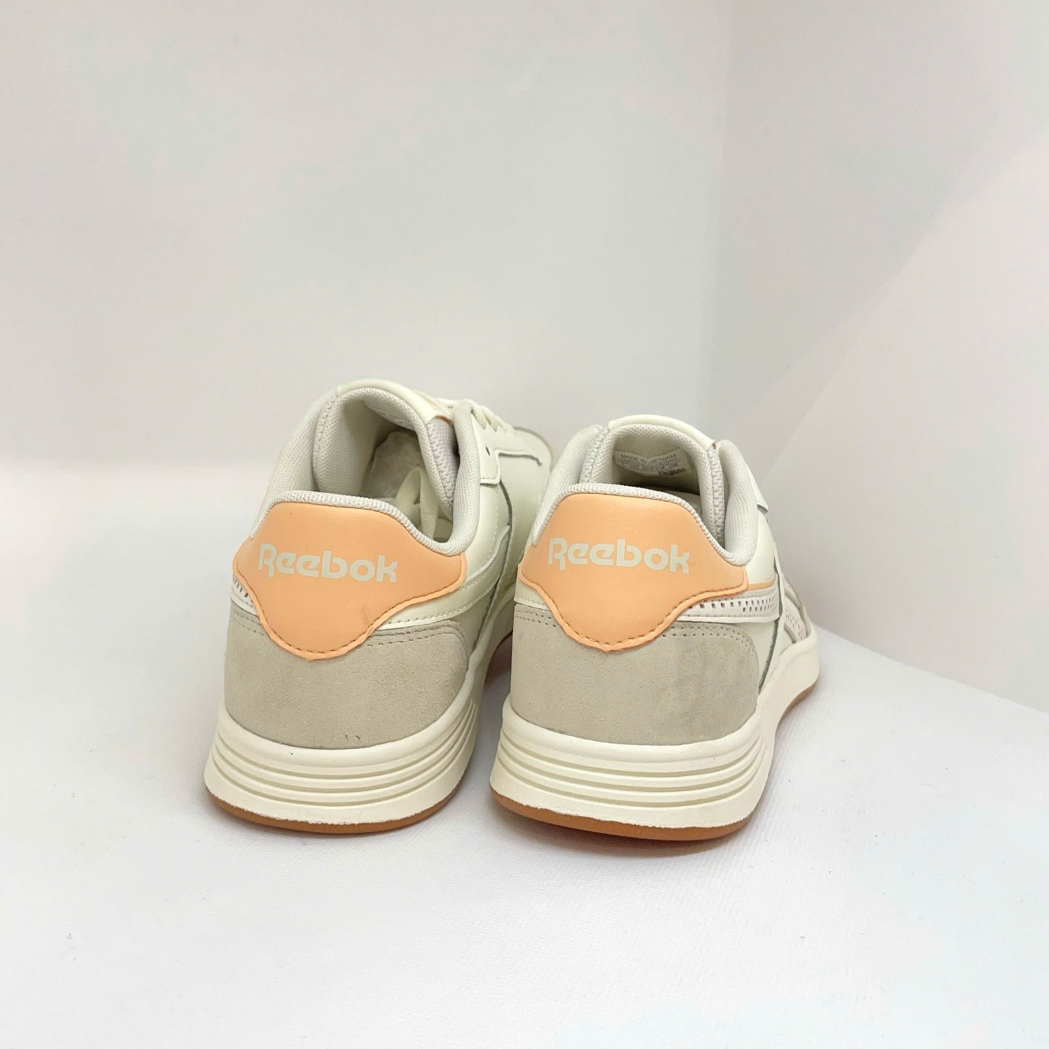 2533 - HÀNG CHÍNH HÃNG - GIÀY REEBOK - ĐẾ BẰNG - KEM GÓT CAM (6345)