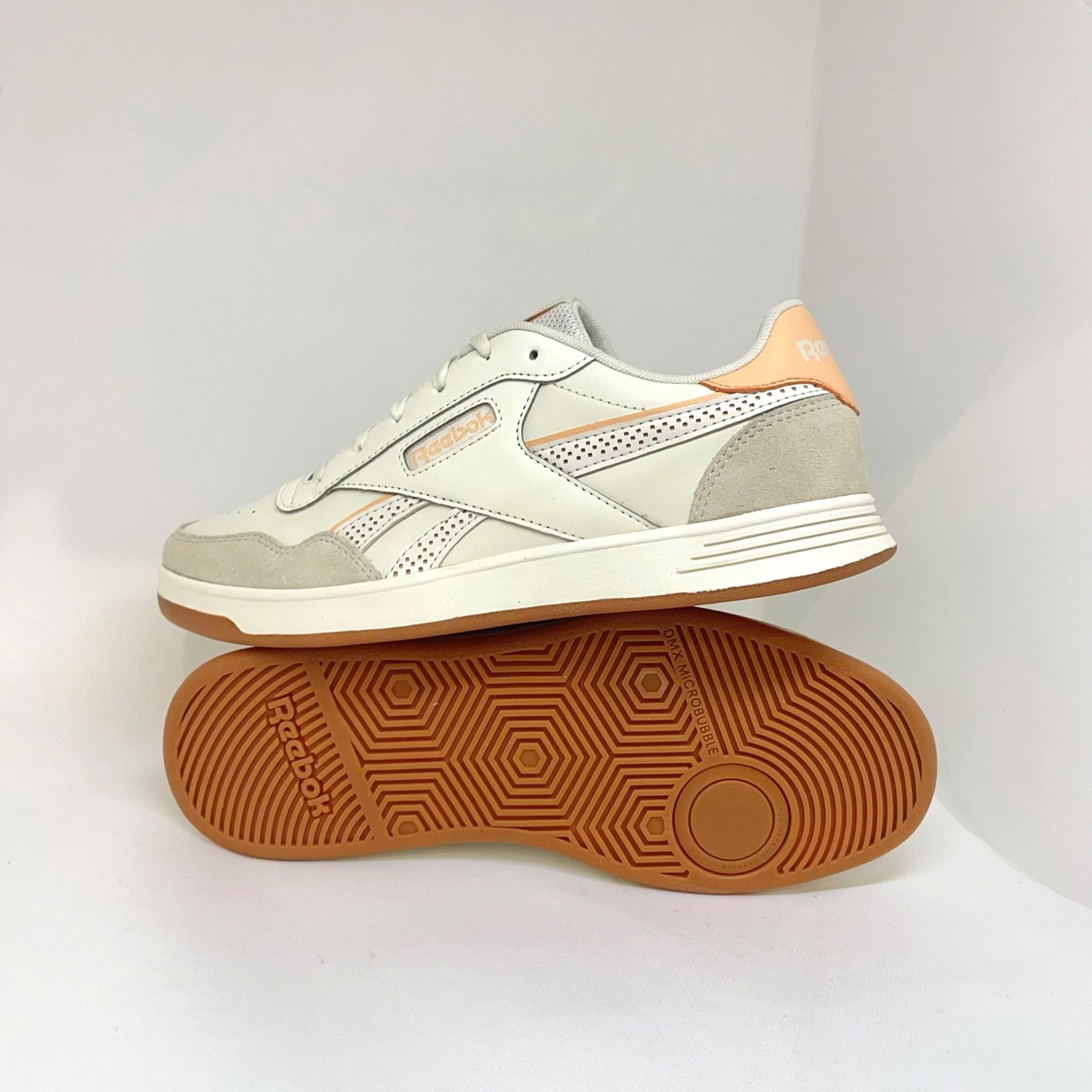 2533 - HÀNG CHÍNH HÃNG - GIÀY REEBOK - ĐẾ BẰNG - KEM GÓT CAM (6345)