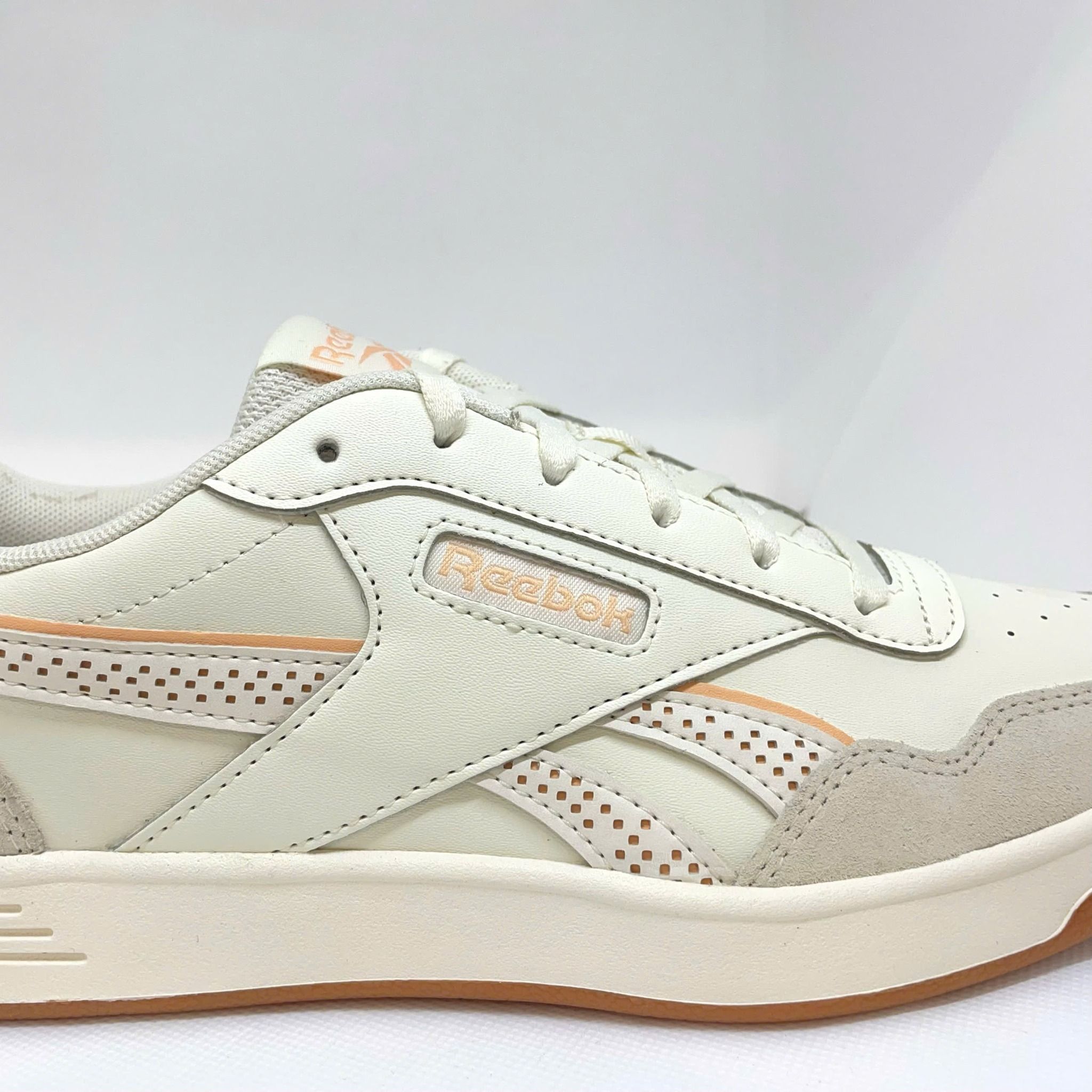 2533 - HÀNG CHÍNH HÃNG - GIÀY REEBOK - ĐẾ BẰNG - KEM GÓT CAM (6345)