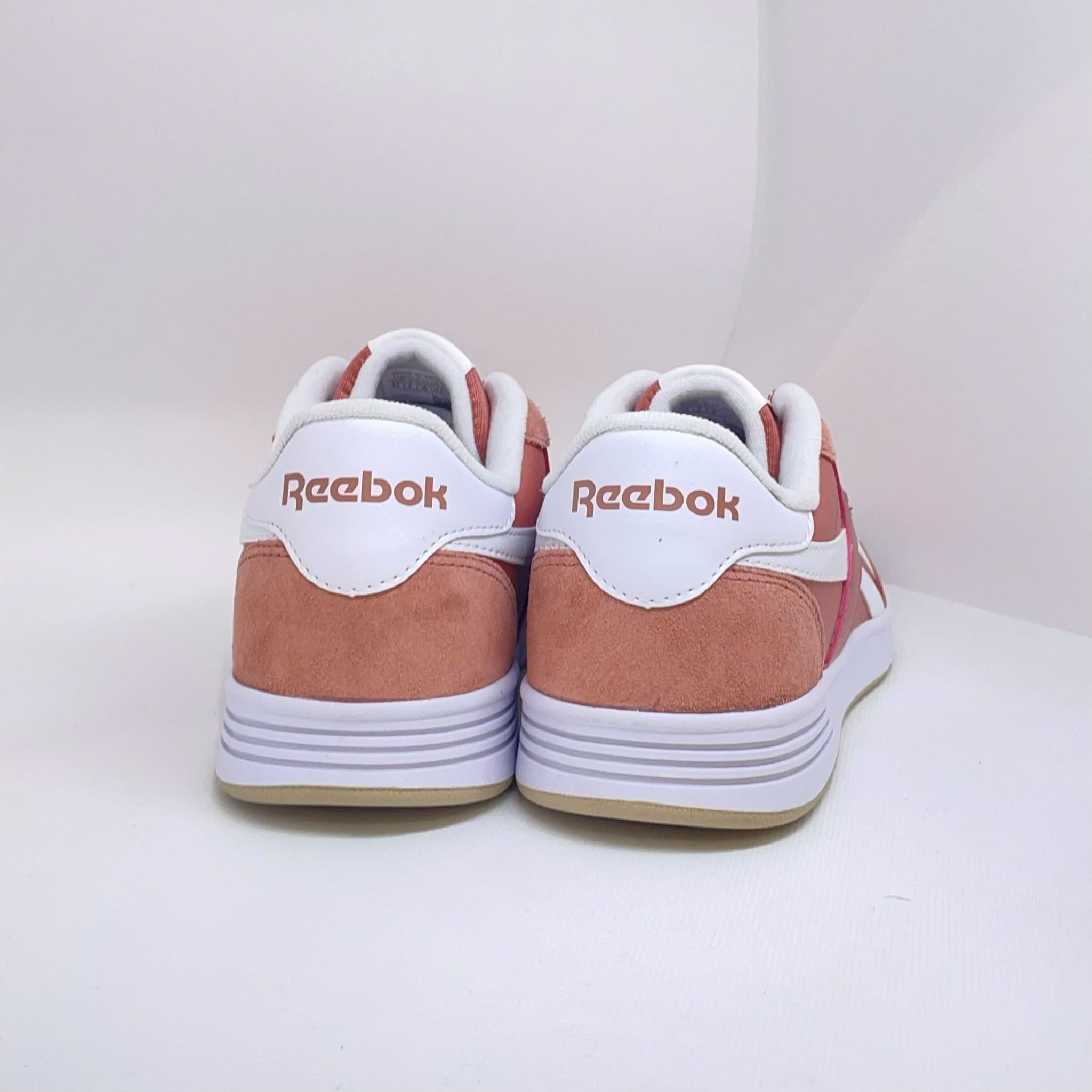2534 - HÀNG CHÍNH HÃNG - GIÀY REEBOK - ĐẾ BẰNG - HỒNG SWOOSH TRẮNG (6275)