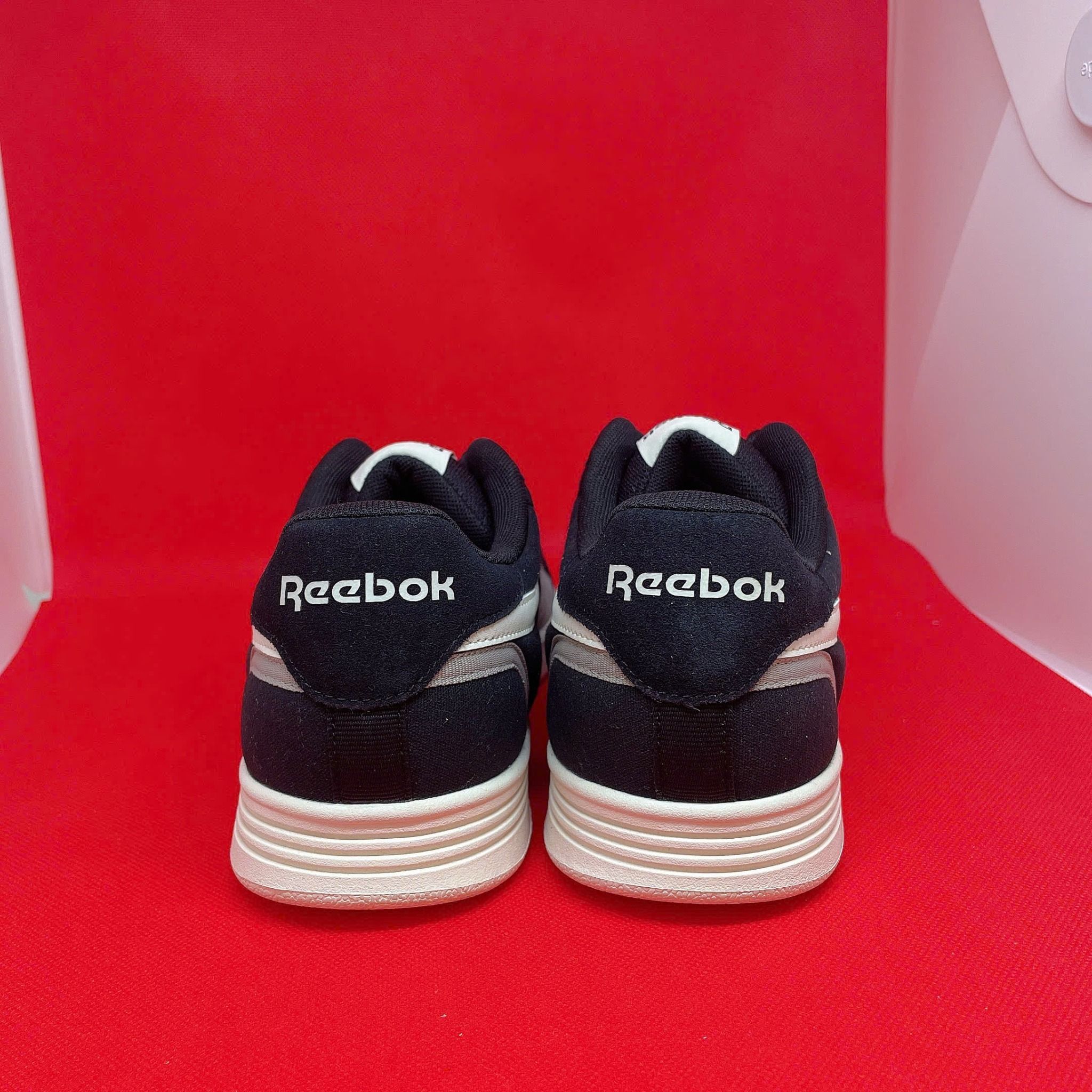 2540 - HÀNG CHÍNH HÃNG - GIÀY REEBOK - ĐẾ BẰNG - ĐEN ĐẾ KEM (6355)