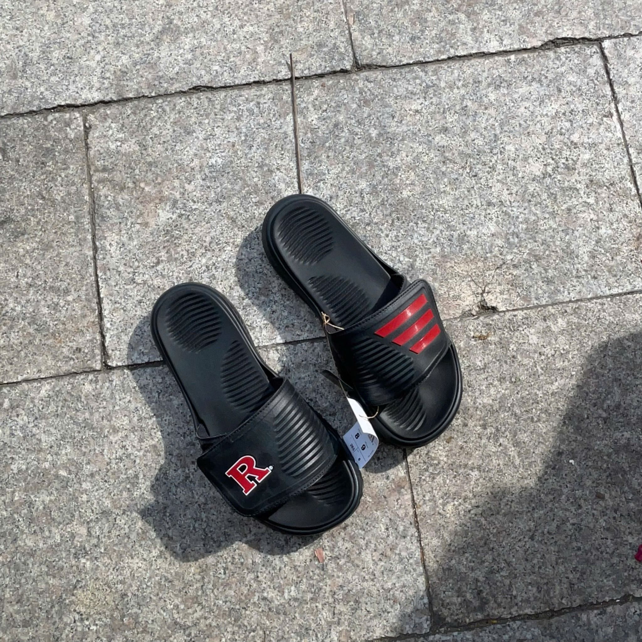 2528 - HÀNG CHÍNH HÃNG - DÉP ADIDAS ALPHABOUCE SLIDE 2.0 - ĐEN LOGO R - CODE: JI2526