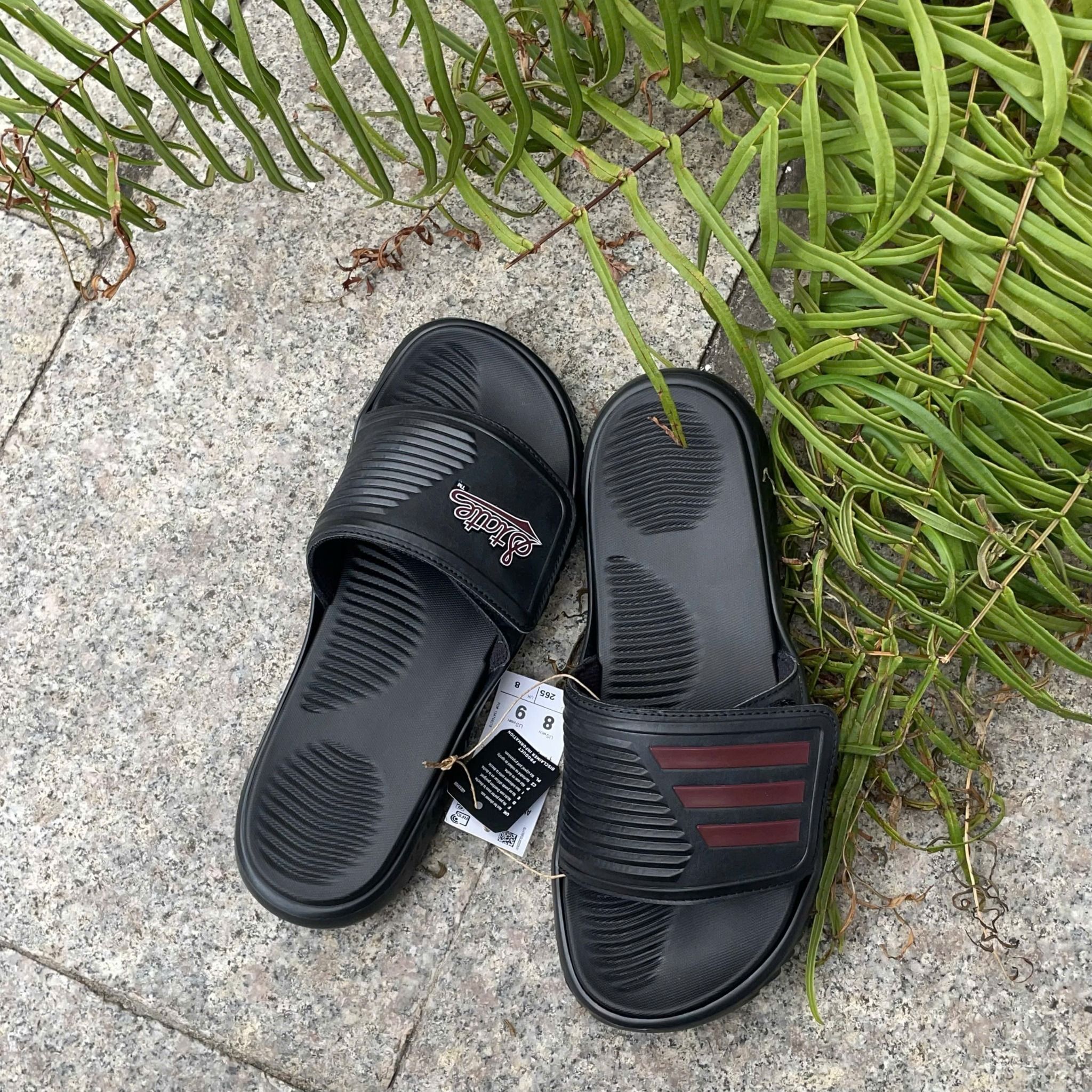 2548 - HÀNG CHÍNH HÃNG - DÉP ADIDAS ALPHABOUCE SLIDE 2.0 - ĐEN LOGO STATE - CODE: JI2523