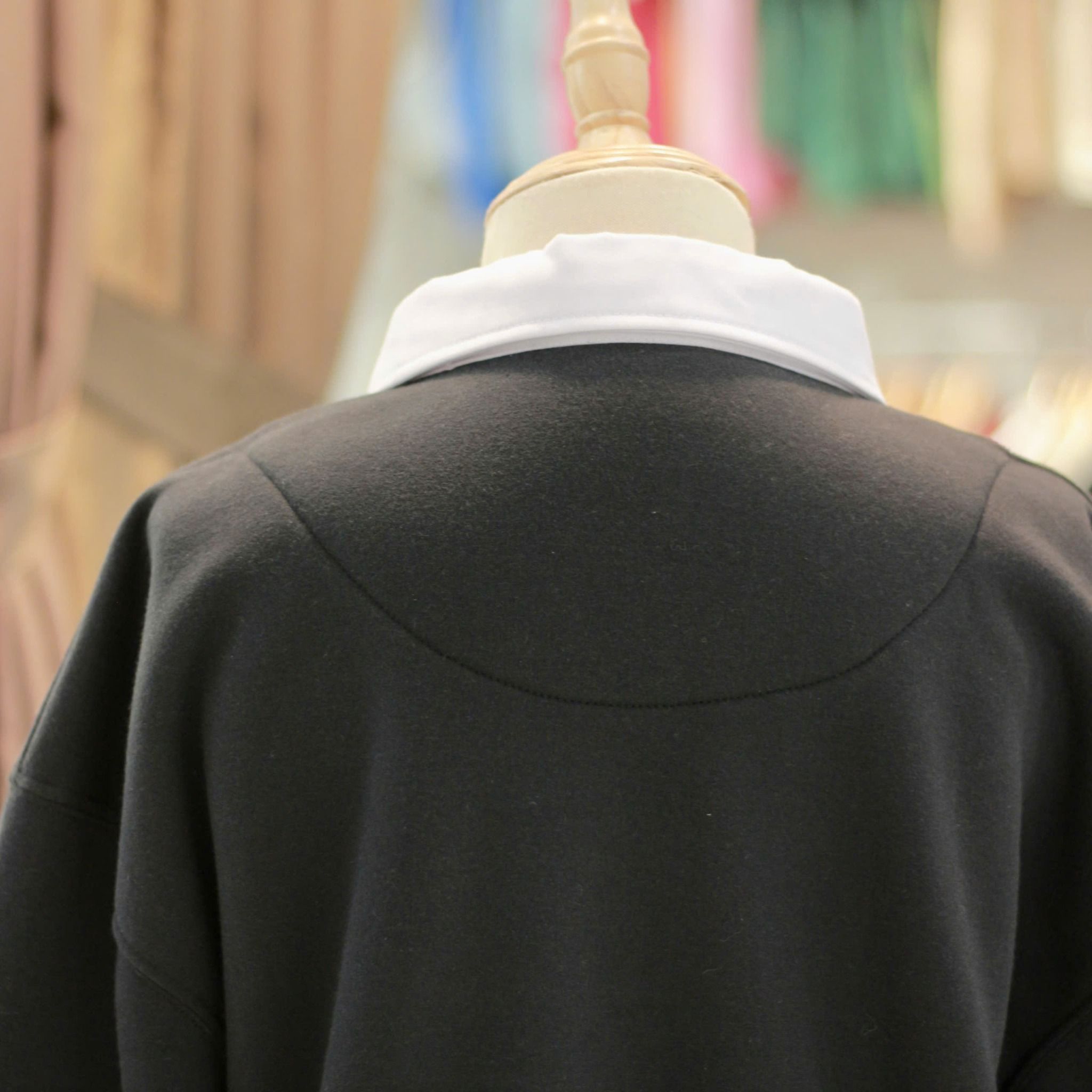 2680 - HÀNG CHÍNH HÃNG - ÁO SWEATER POLO- ĐEN - CODE: 13781117