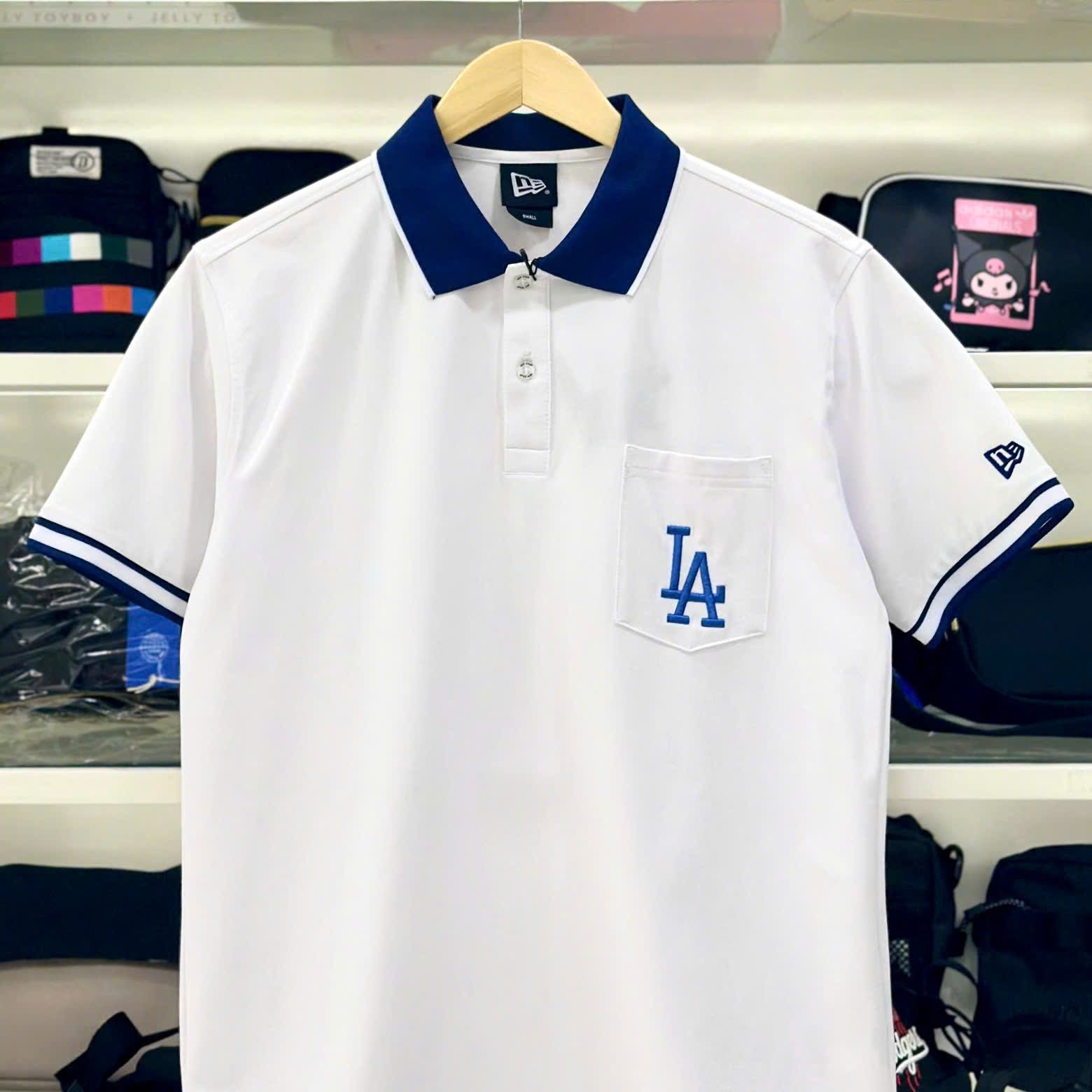 2627 - HÀNG CHÍNH HÃNG - ÁO THUN NEW ERA - POLO LA TÚI - TRẮNG - CODE: 12554899