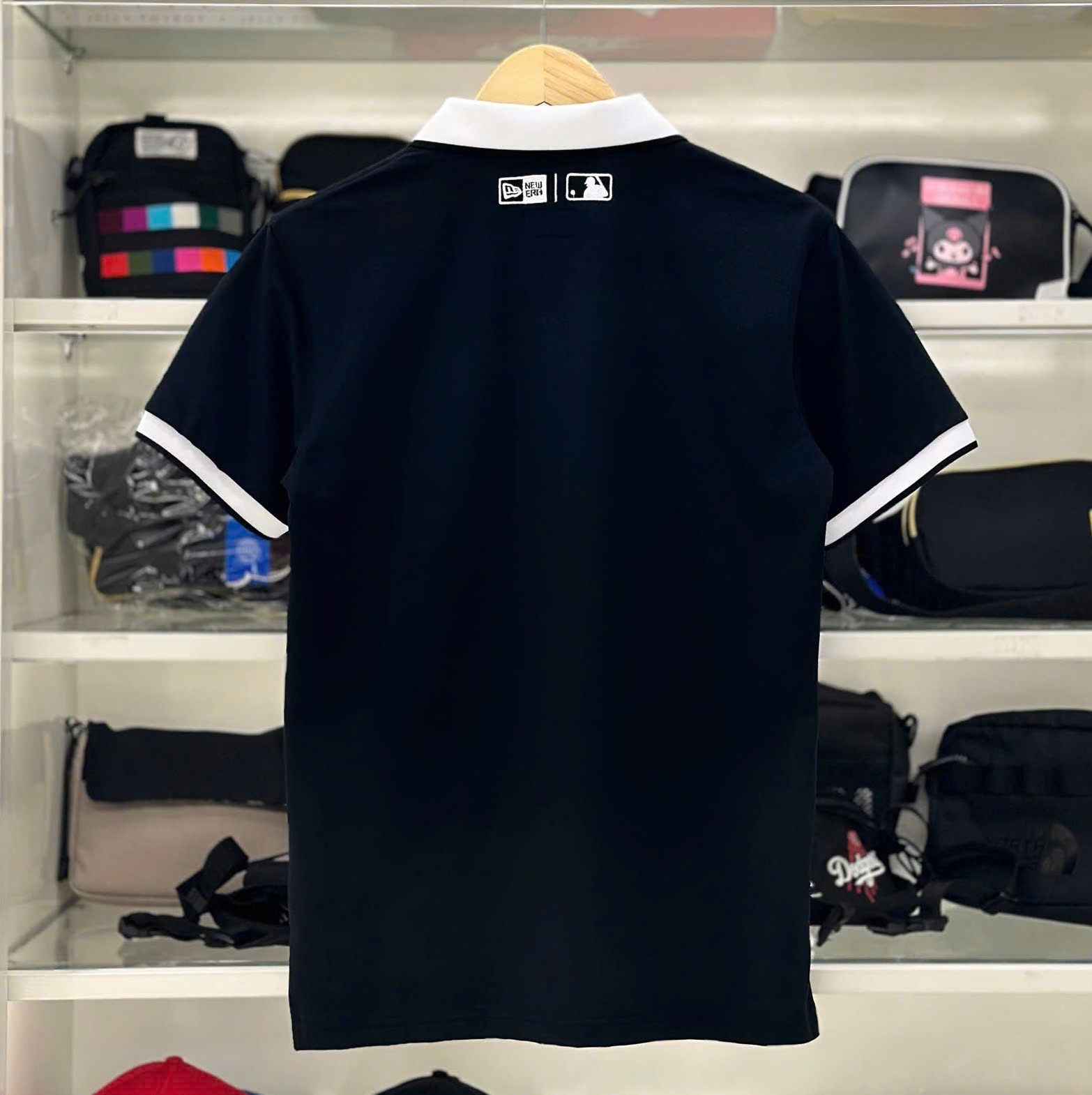 2626 - HÀNG CHÍNH HÃNG - ÁO THUN NEW ERA - POLO NY TÚI - ĐEN - CODE: 14378134