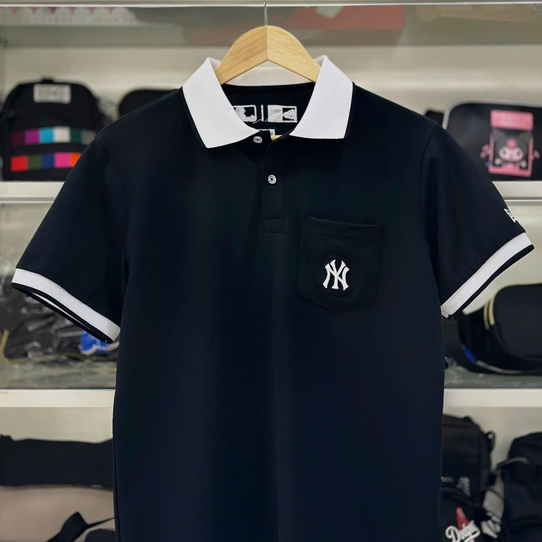 2626 - HÀNG CHÍNH HÃNG - ÁO THUN NEW ERA - POLO NY TÚI - ĐEN - CODE: 14378134