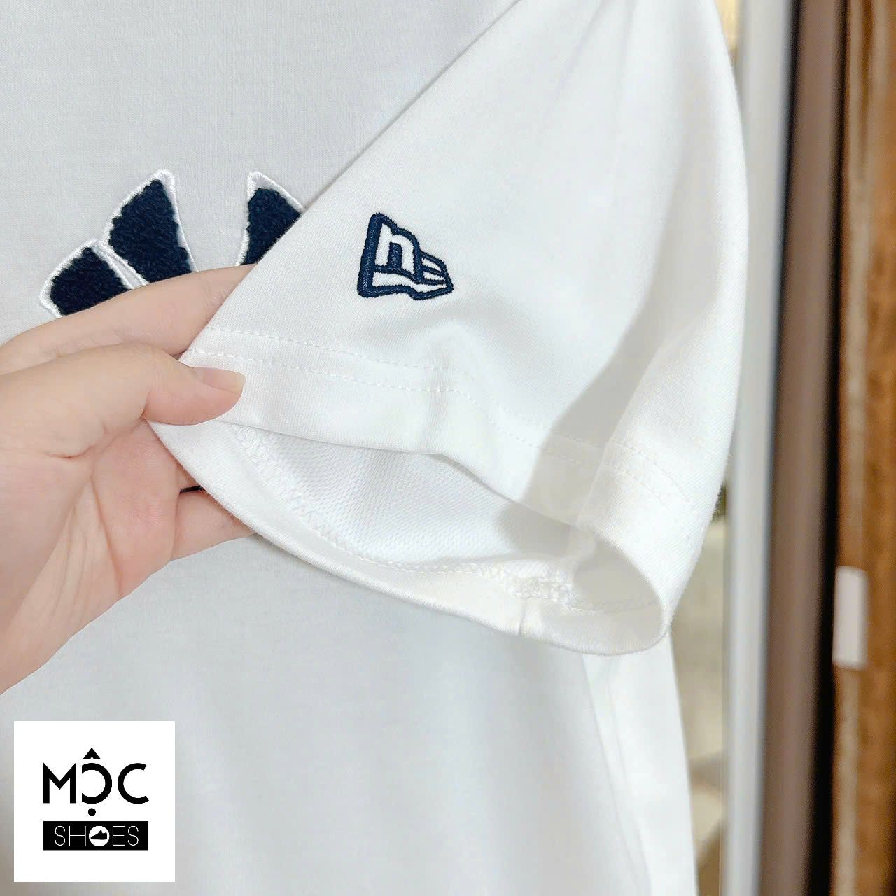 2683 - HÀNG CHÍNH HÃNG - ÁO THUN NEW ERA - NY CHÌM BÔNG - TRẮNG - CODE: 14539992