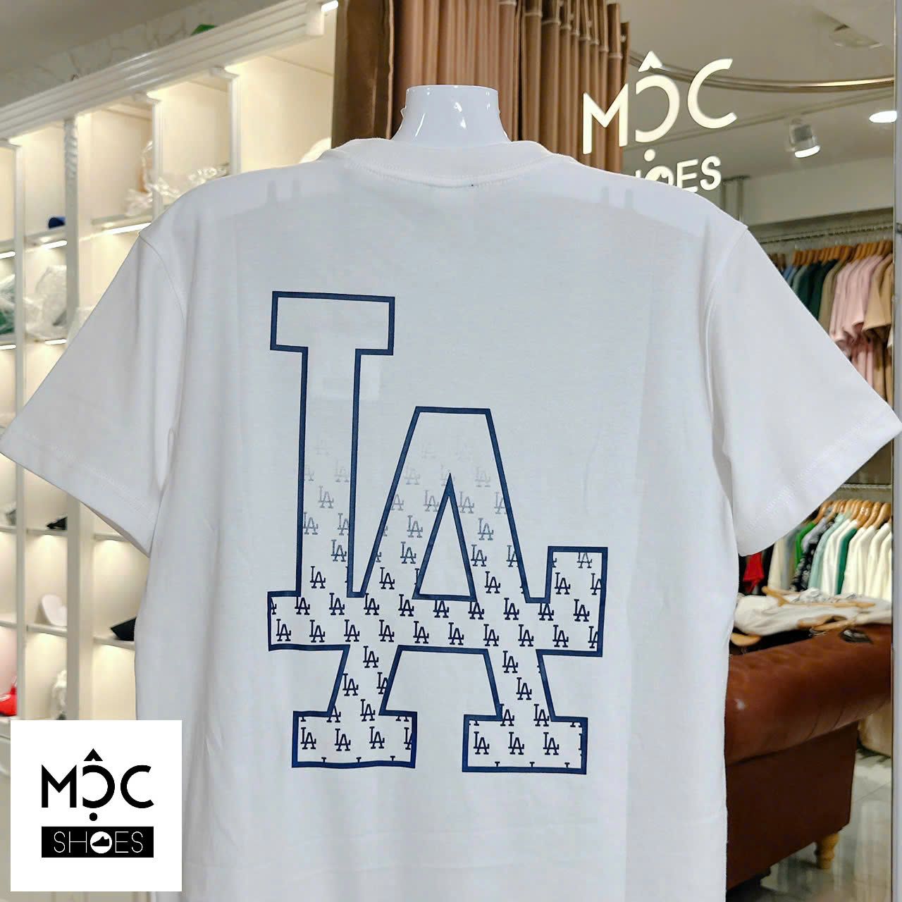 2684 - HÀNG CHÍNH HÃNG - ÁO THUN NEW ERA - LA CHÌM BÔNG - TRẮNG - CODE: 14539991