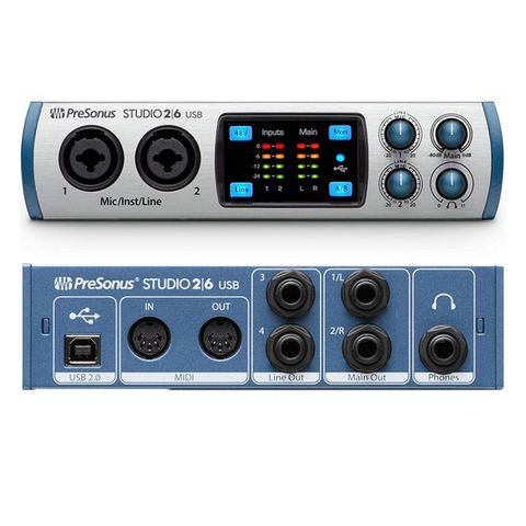 Combo Sound Card Presonus Studi0 26 Và Micro Takstar PC K850