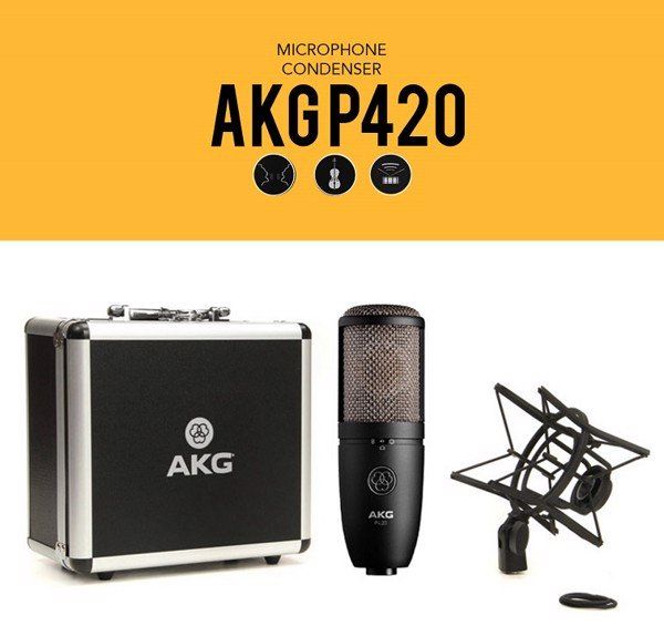 Combo Sound Card Focusrite 2i2 3rd Gen Và Micro AKG P420