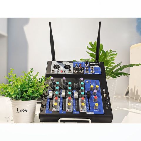  Mixer Yamaha Pro 4 Bluetooth Có Micro Đi Kèm 