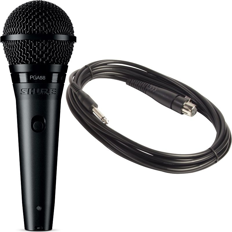 Micro Có Dây Shure PGA58-QTR Cardiod Dynamic (PGA58-XLR) - Dây XLR