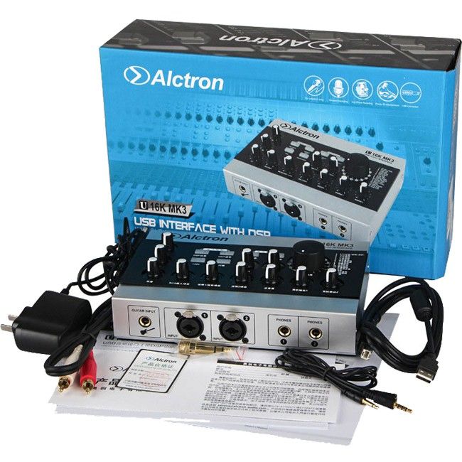 Combo Sound Card Alctron U16K MK3 Và Micro Takstar PC K320