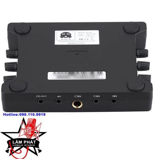 Sound Card XOX KS108 Thu Âm, Livestream