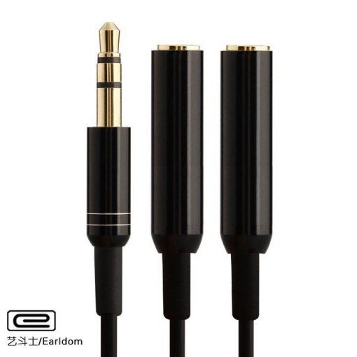 Dây Chia Tai Nghe Từ 1 Ra 2 Chân Cắm 3,5mm - 4 Khấc