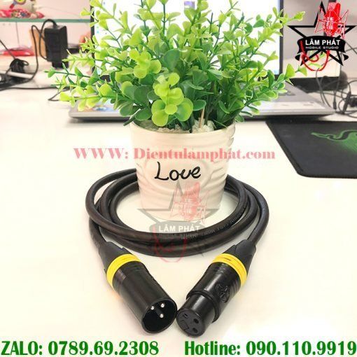 Dây Micro Canon 1.5M Cho Microphone Loại Xịn