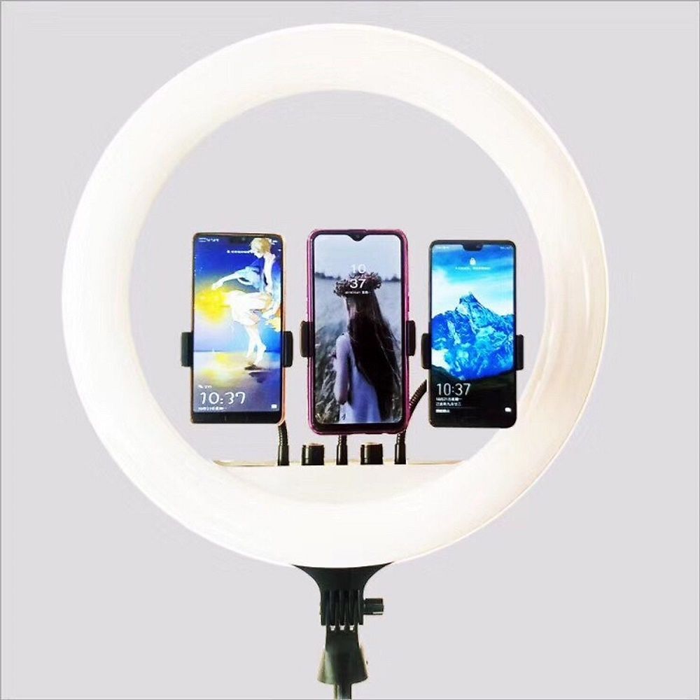 Đèn Livestream 36CM Chụp Ảnh - Quay Phim - Makeup