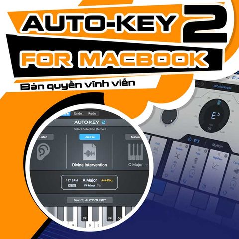  Auto Key 2 for Mac bản quyền chính hãng dò tone cực chuẩn 