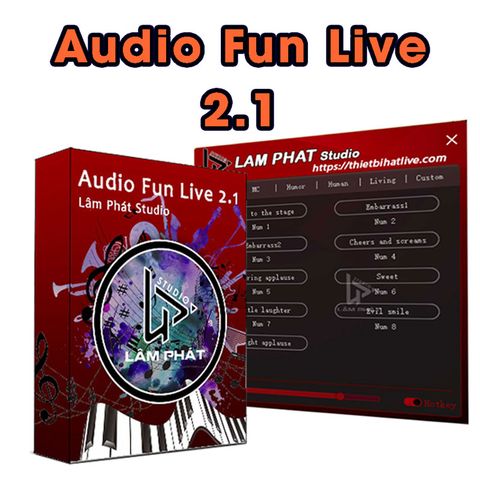  Hiệu ứng tiếng cười Audio Fun Live 2.1 