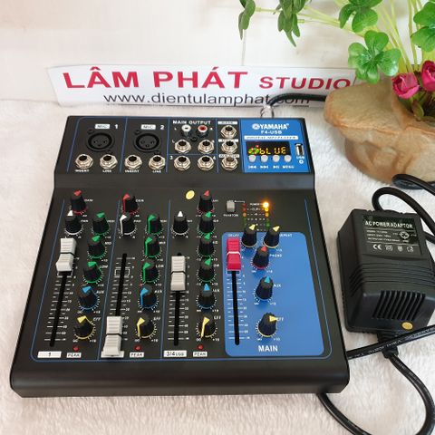 Mixer Yamaha F4 Bluetooth - F4 Màn Hình Led Thế Hệ Mới