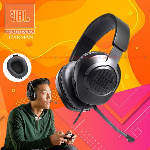  Tai Nghe Gaming JBL Quantum 100 Chính Hãng 