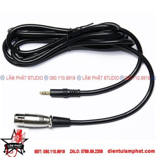Dây Micro Đầu Canon XLR Ra 3.5 mm