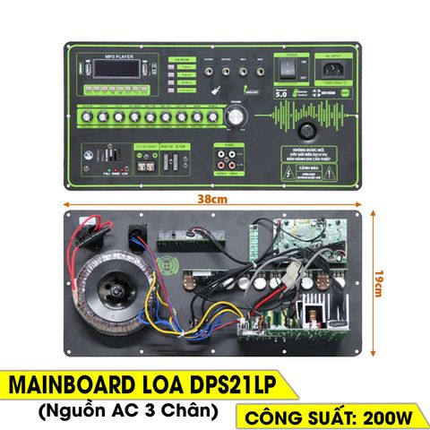  Bảng Mạch Loa Reverb DSP21LP 