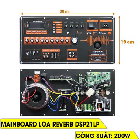  Bảng Mạch Loa Reverb DSP21LP 