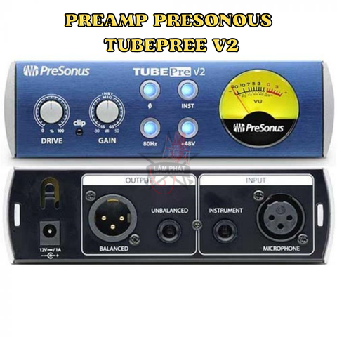  Preamp Presonus Tubepre V2 Dành Cho Phòng Thu 