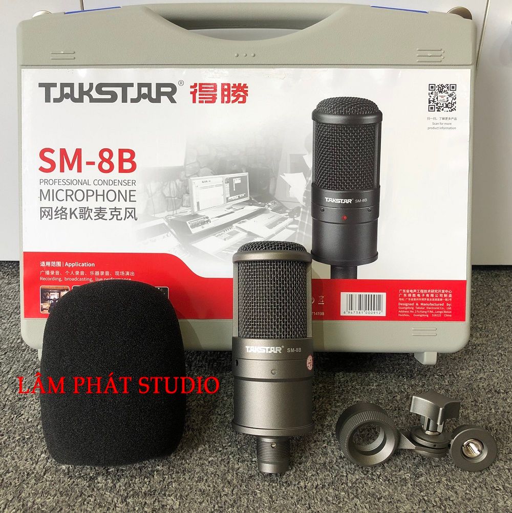 Micro Takstar SM 8B Thu Âm, Livestream Chuyên Nghiệp