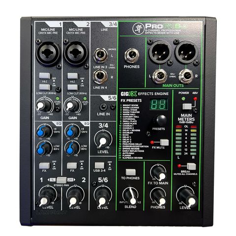  Mixer Mackie Pro FX6V3 Chính Hãng 